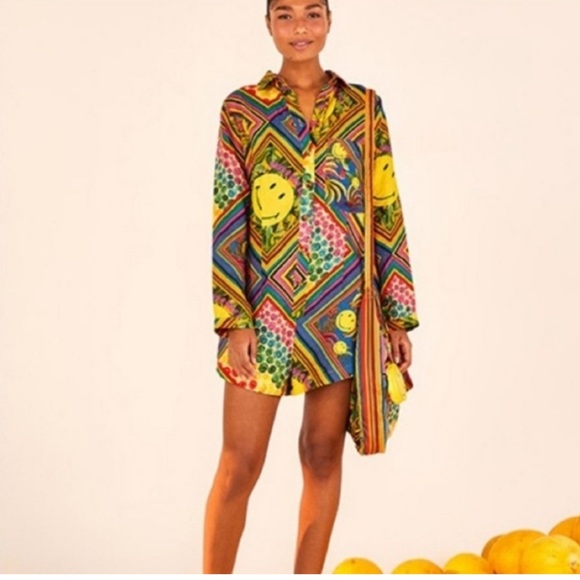 FARM Rio Pants - Farm Rio Smiley Romper